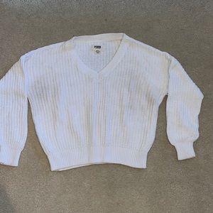 White pink Victoria secret sweater